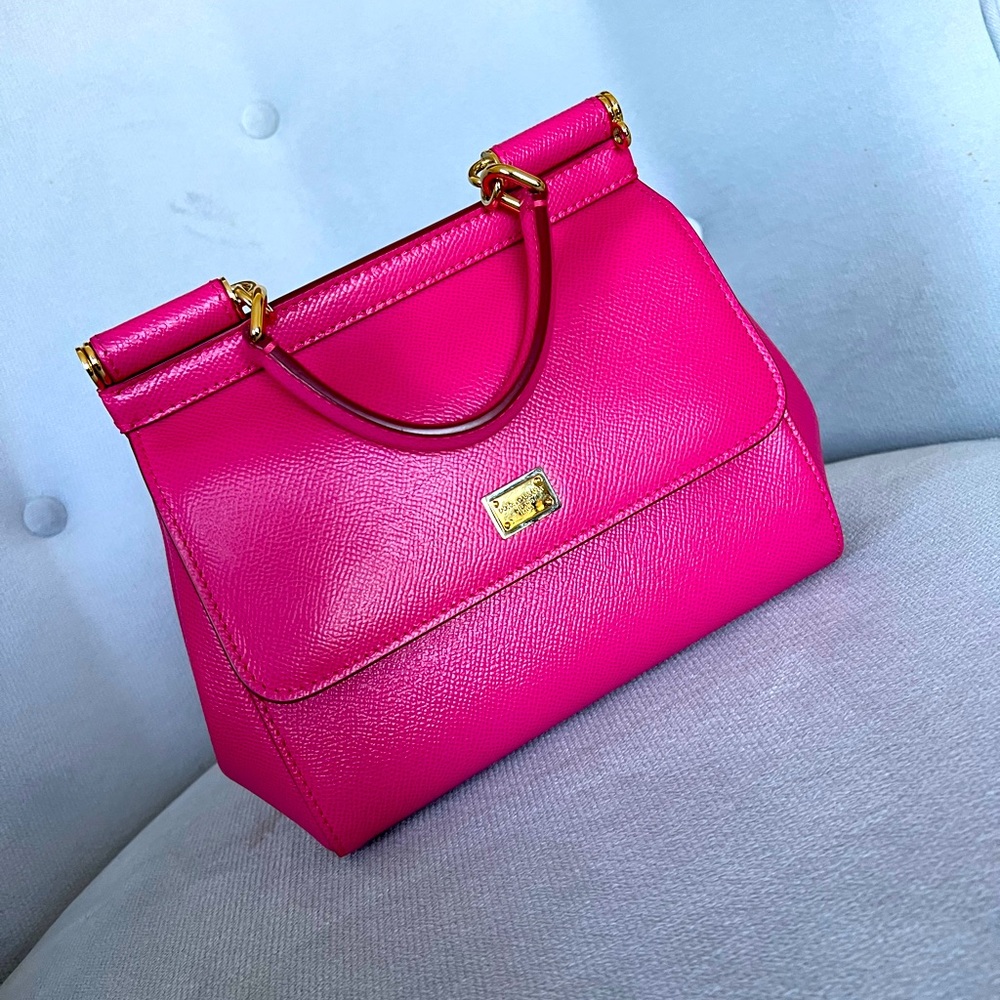 Dolce&Gabbana pink Sicily tote medium size